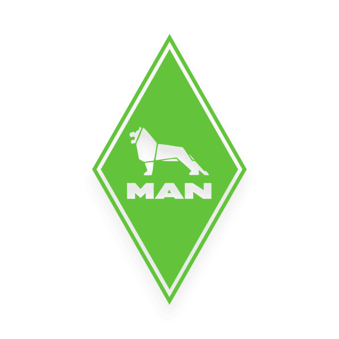 Sticker man diamond - 063 Lime grøn - KJoF - 100mm x 174mm - Nej tak