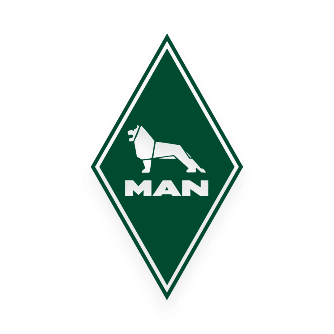 Sticker man diamond - 061 Grøn - KJoF - 100mm x 174mm - Nej tak