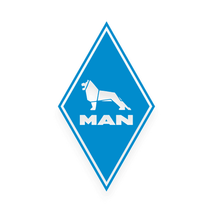 Sticker man diamond - 061 Grøn - KJoF - 100mm x 174mm - Nej tak