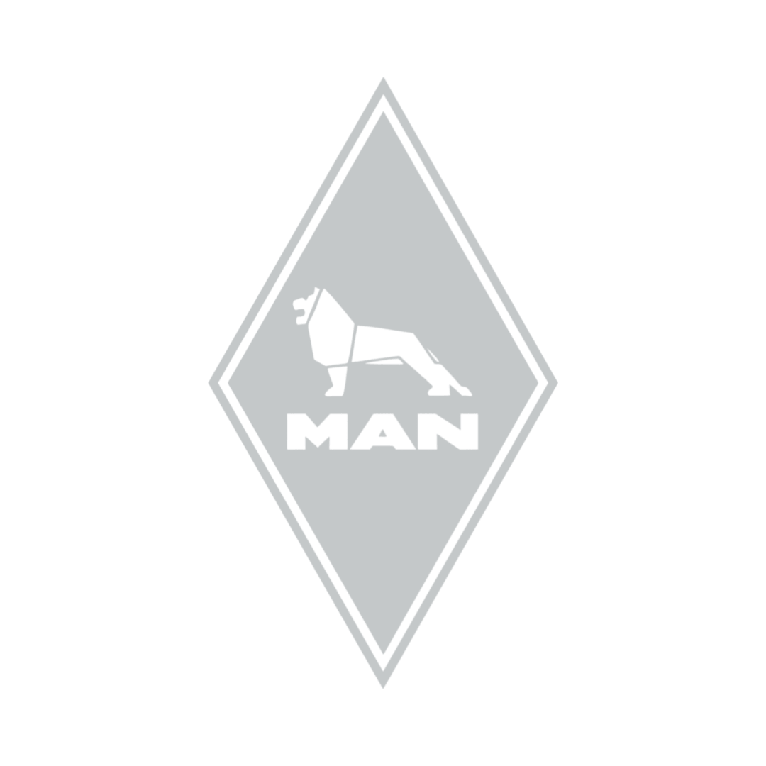 Sticker man diamond - 072 Lysegrå - KJoF - 100mm x 174mm - Nej tak