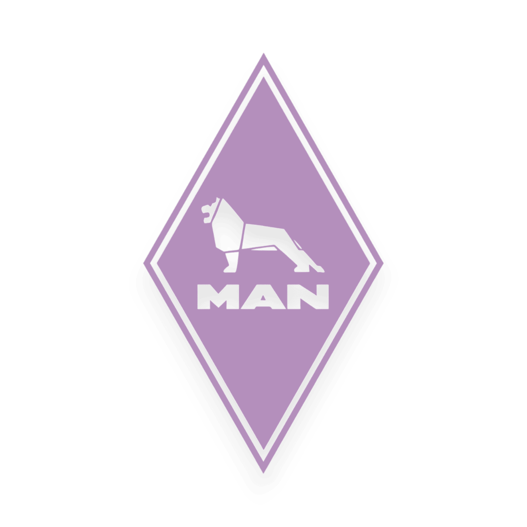 Sticker man diamond - 061 Grøn - KJoF - 100mm x 174mm - Nej tak