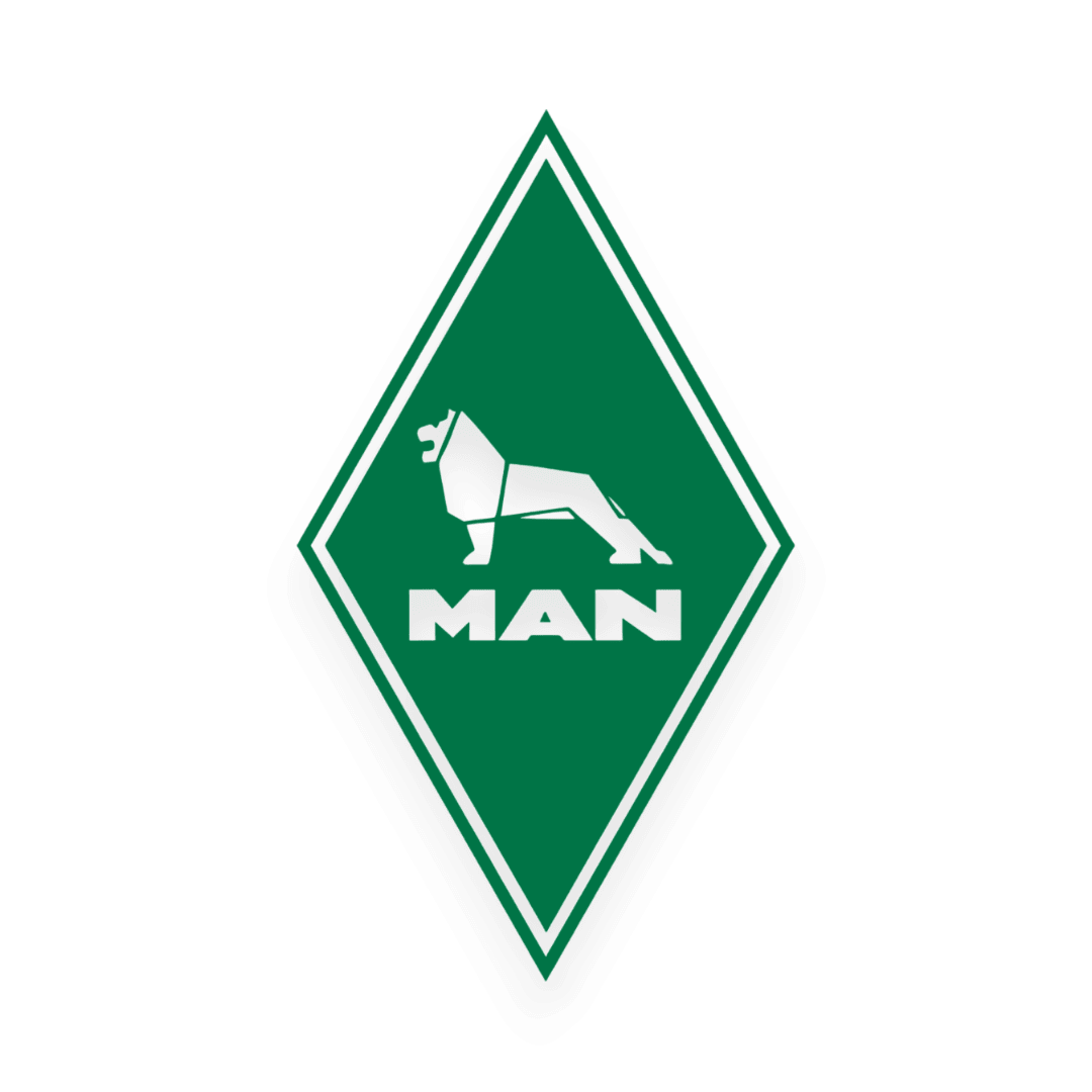 Sticker man diamond - 061 Grøn - KJoF - 100mm x 174mm - Nej tak