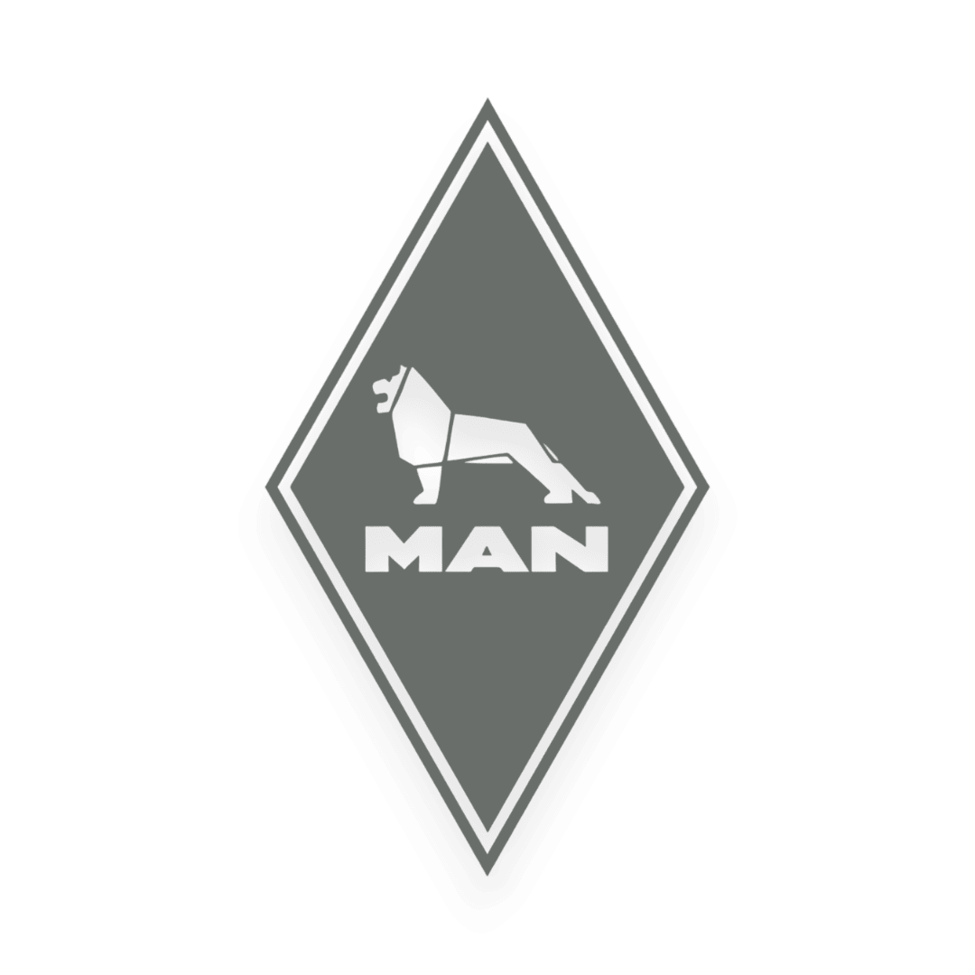 Sticker man diamond - 071 Grå - KJoF - 100mm x 174mm - Nej tak