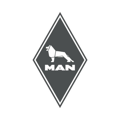 Sticker man diamond - 073 Mørkegrå - KJoF - 100mm x 174mm - Nej tak