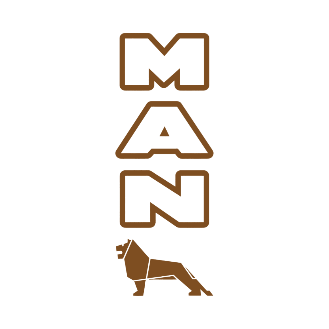 Sticker man lion - 061 Grøn - KJoF - 100mm x 267mm - Nej tak