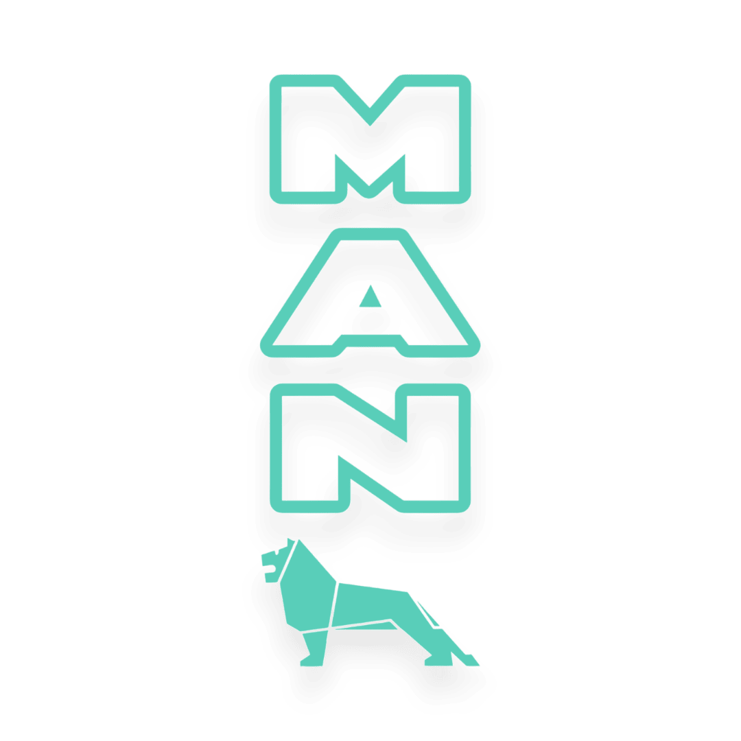 Sticker man lion - 061 Grøn - KJoF - 100mm x 267mm - Nej tak
