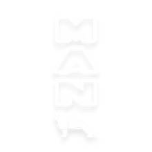 Sticker man lion - 010 Hvid - KJoF - 100mm x 267mm - Nej tak