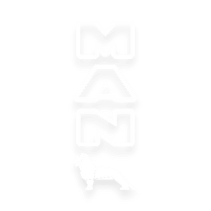 Sticker man lion - 010 Hvid - KJoF - 100mm x 267mm - Nej tak