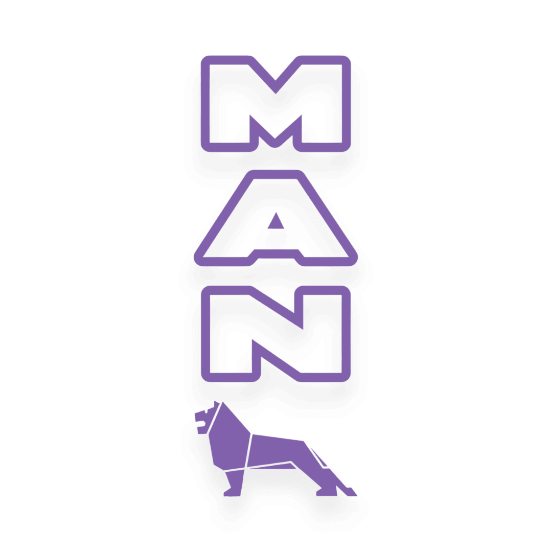 Sticker man lion - 061 Grøn - KJoF - 100mm x 267mm - Nej tak
