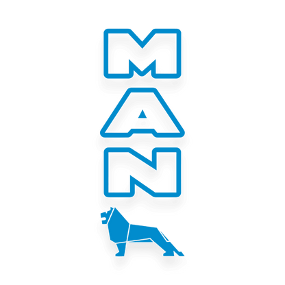 Sticker man lion - 061 Grøn - KJoF - 100mm x 267mm - Nej tak