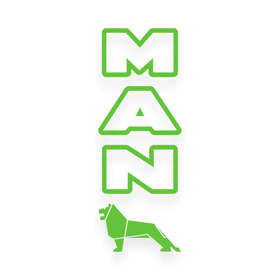 Sticker man lion - 063 Lime grøn - KJoF - 100mm x 267mm - Nej tak