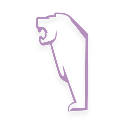 Sticker man løve - 061 Grøn - KJoF - 100mm x 187mm - Nej tak