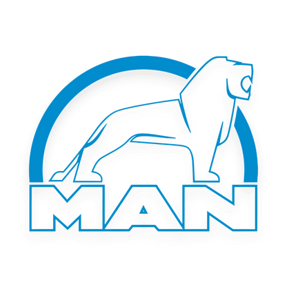 Sticker man løve hvid - 061 Grøn - KJoF - 100mm x 75mm - Nej tak