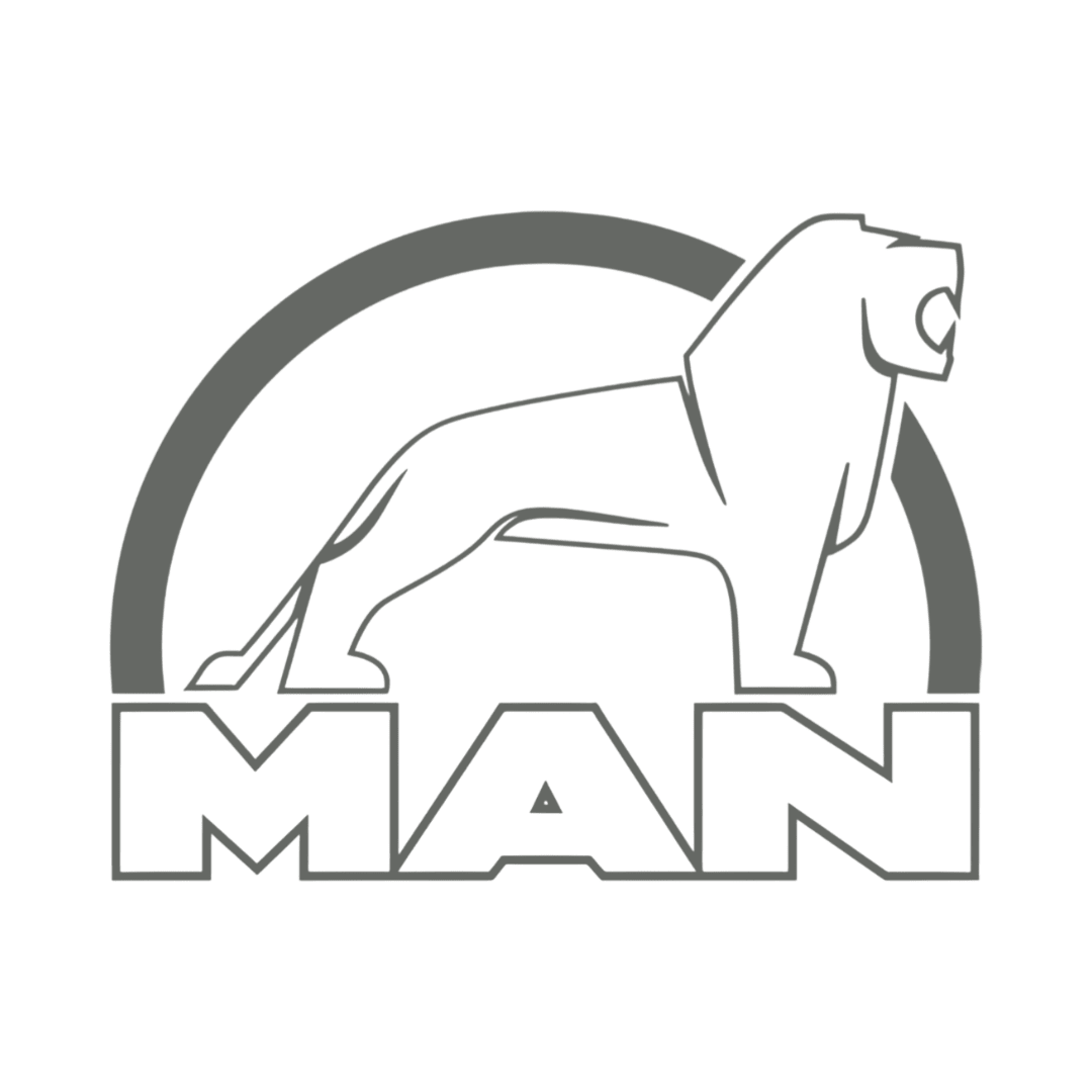 Sticker man løve hvid - 061 Grøn - KJoF - 100mm x 75mm - Nej tak