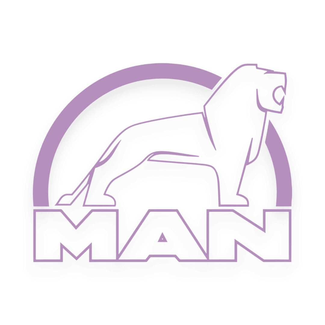 Sticker man løve hvid - 061 Grøn - KJoF - 100mm x 75mm - Nej tak