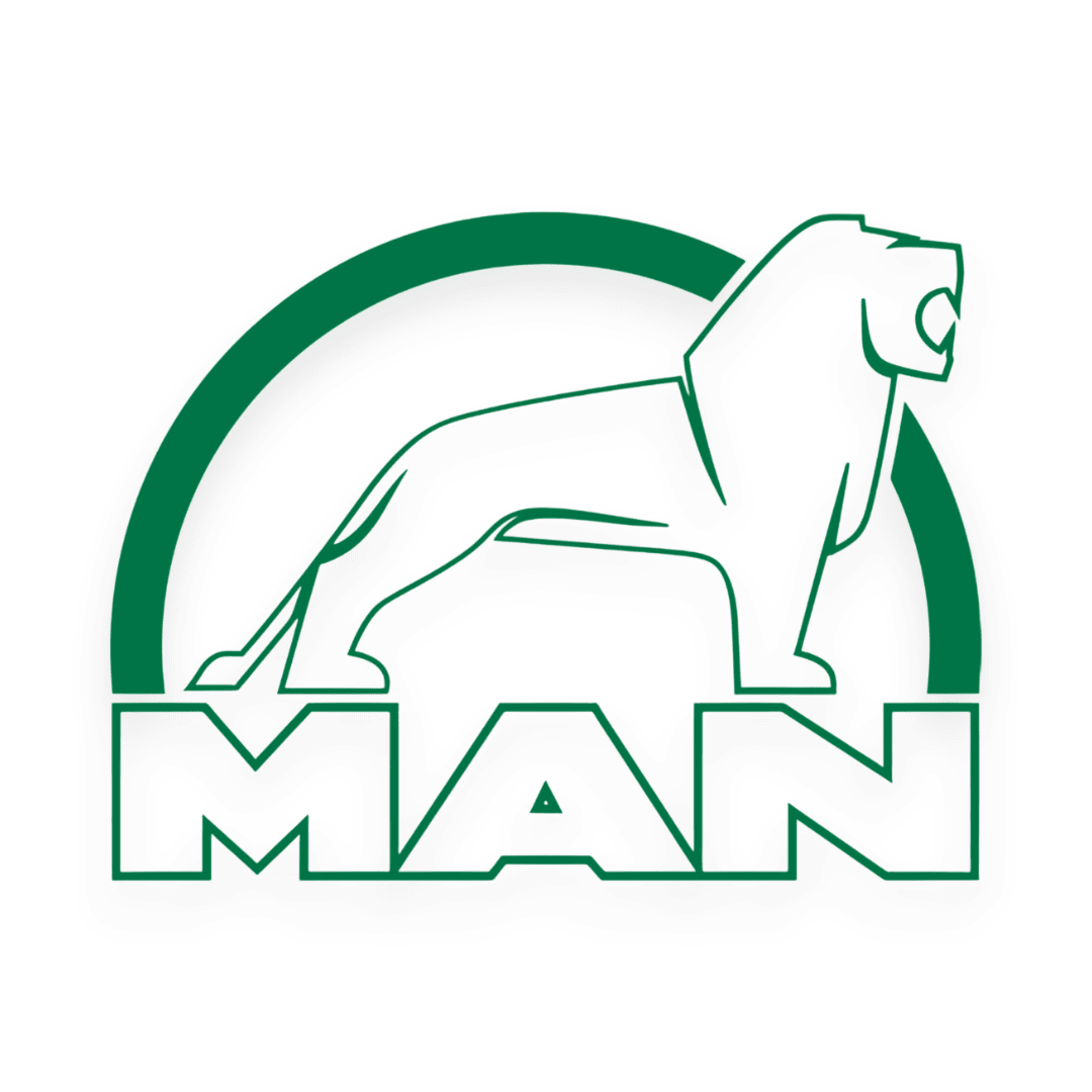 Sticker man løve hvid - 061 Grøn - KJoF - 100mm x 75mm - Nej tak
