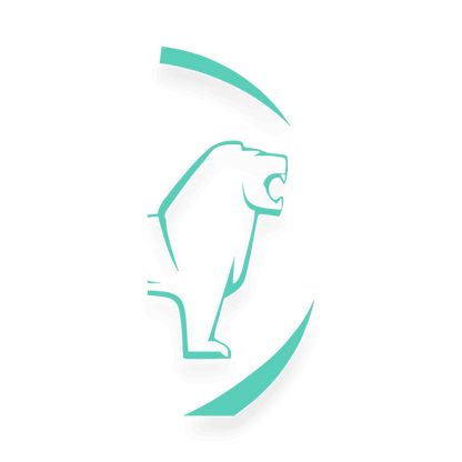 Sticker man løve rund - 061 Grøn - KJoF - 100mm x 200mm - Nej tak