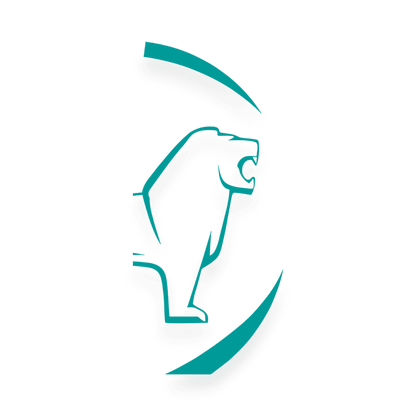 Sticker man løve rund - 061 Grøn - KJoF - 100mm x 200mm - Nej tak