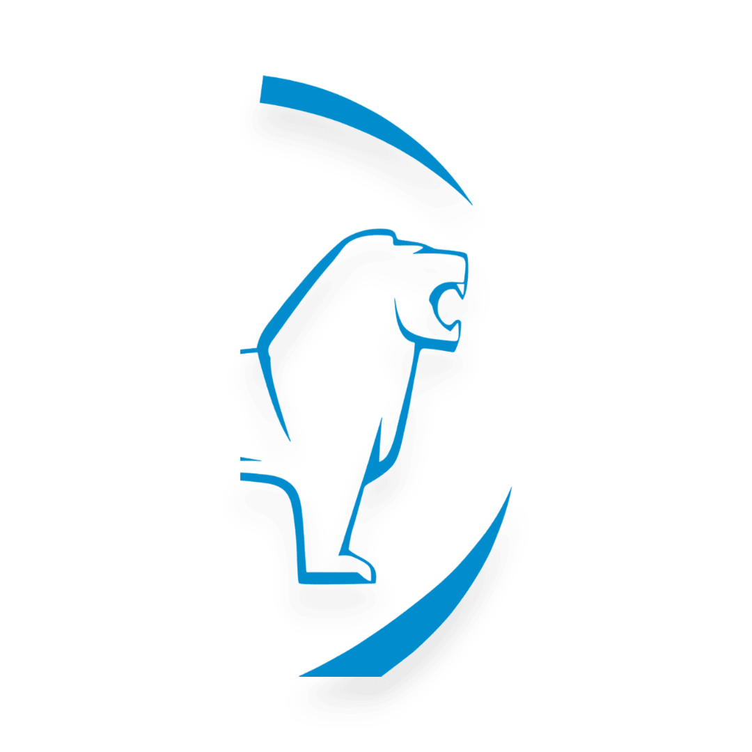 Sticker man løve rund - 061 Grøn - KJoF - 100mm x 200mm - Nej tak