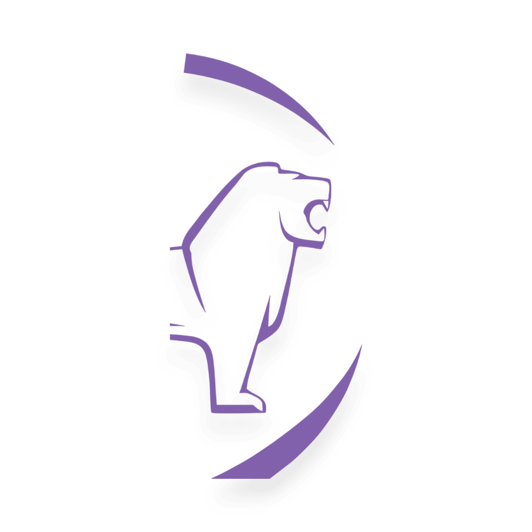 Sticker man løve rund - 061 Grøn - KJoF - 100mm x 200mm - Nej tak