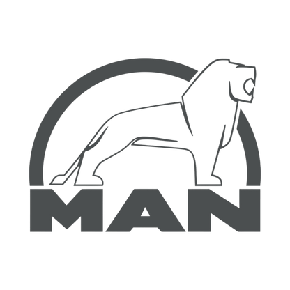 Sticker man løve sort - 073 Mørkegrå - KJoF - 100mm x 75mm - Nej tak