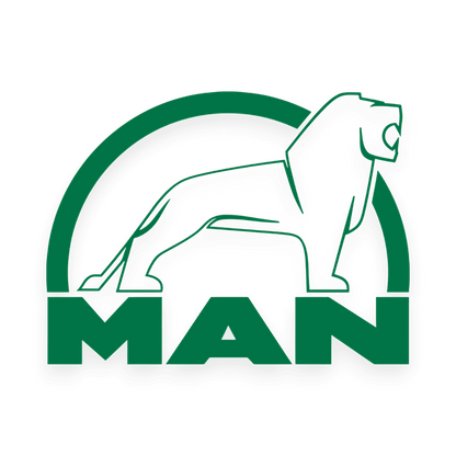 Sticker man løve sort - 061 Grøn - KJoF - 100mm x 75mm - Nej tak