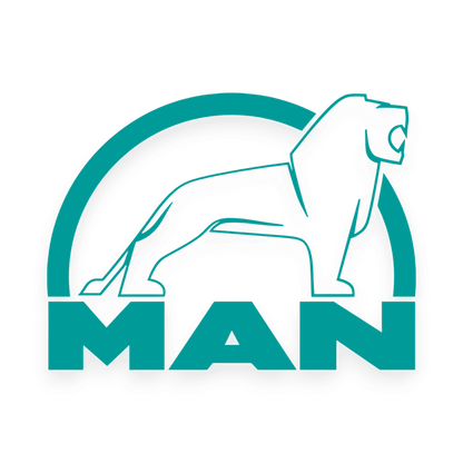 Sticker man løve sort - 061 Grøn - KJoF - 100mm x 75mm - Nej tak