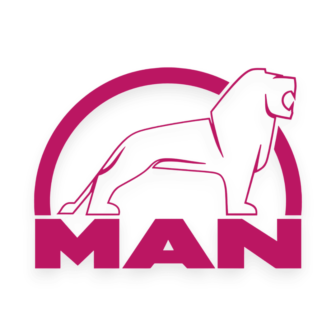 Sticker man løve sort - 041 Pink - KJoF - 100mm x 75mm - Nej tak