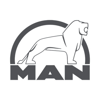 Sticker man løve sort - 061 Grøn - KJoF - 100mm x 75mm - Nej tak