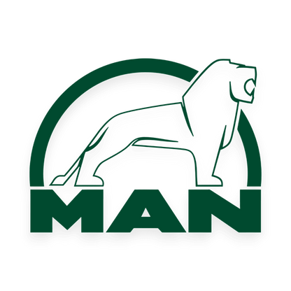 Sticker man løve sort - 061 Grøn - KJoF - 100mm x 75mm - Nej tak