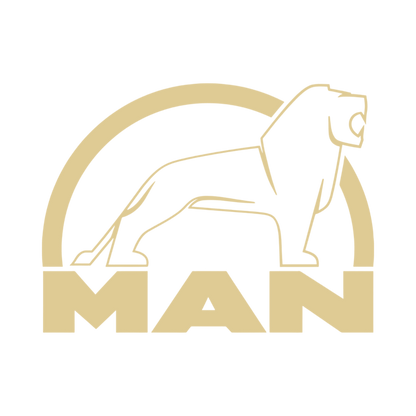 Sticker man løve sort - 061 Grøn - KJoF - 100mm x 75mm - Nej tak