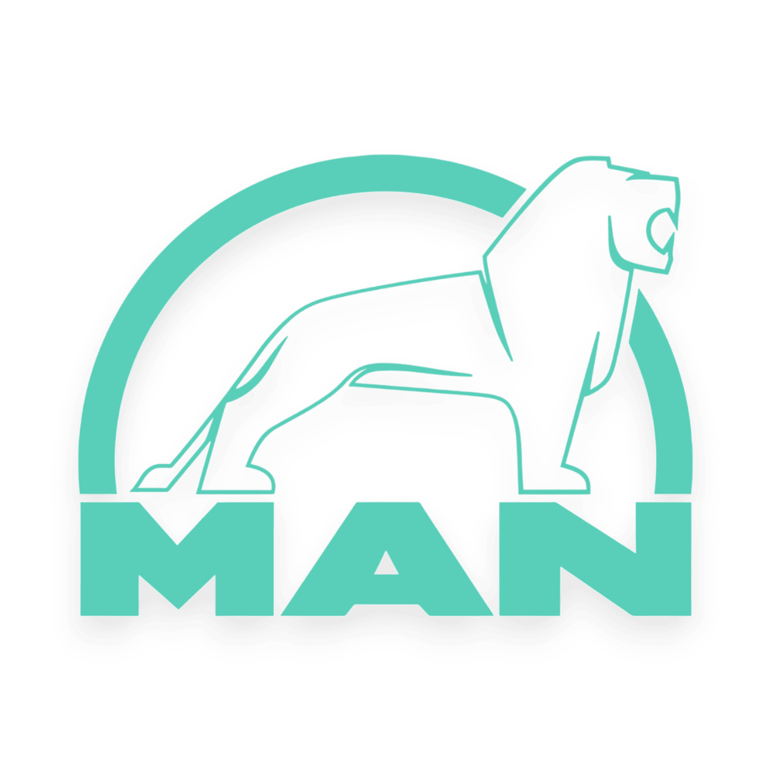 Sticker man løve sort - 061 Grøn - KJoF - 100mm x 75mm - Nej tak