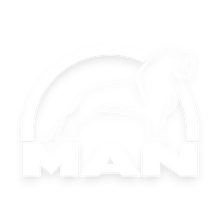 Sticker man løve sort - 010 Hvid - KJoF - 100mm x 75mm - Nej tak