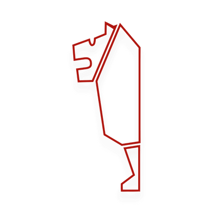 Sticker man old - 031 Rød - KJoF - 100mm x 248mm - Nej tak