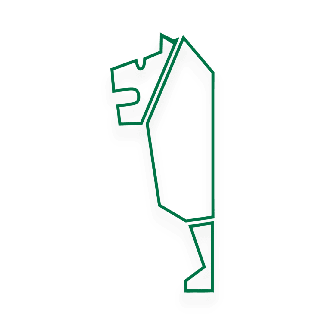 Sticker man old - 061 Grøn - KJoF - 100mm x 248mm - Nej tak