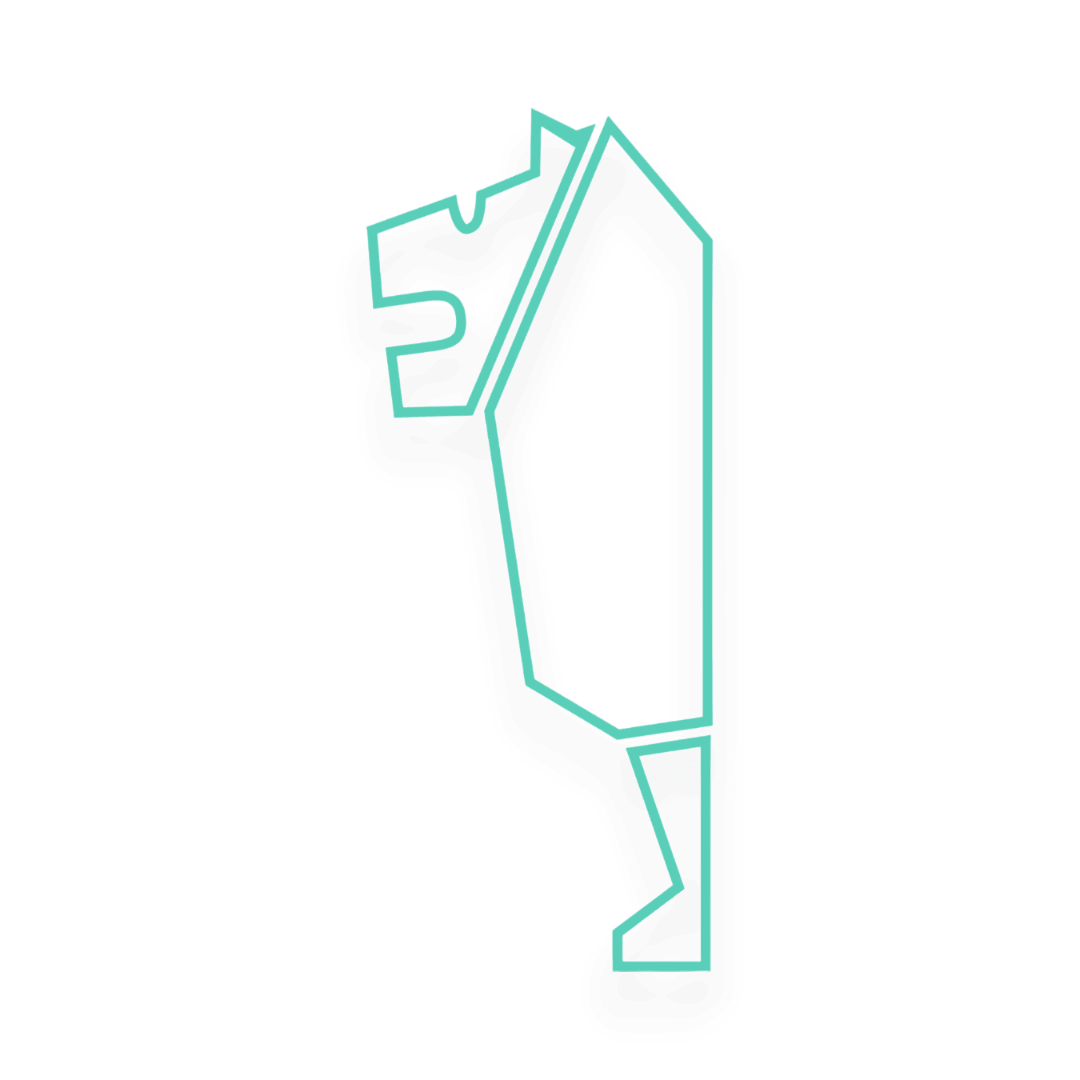 Sticker man old - 061 Grøn - KJoF - 100mm x 248mm - Nej tak