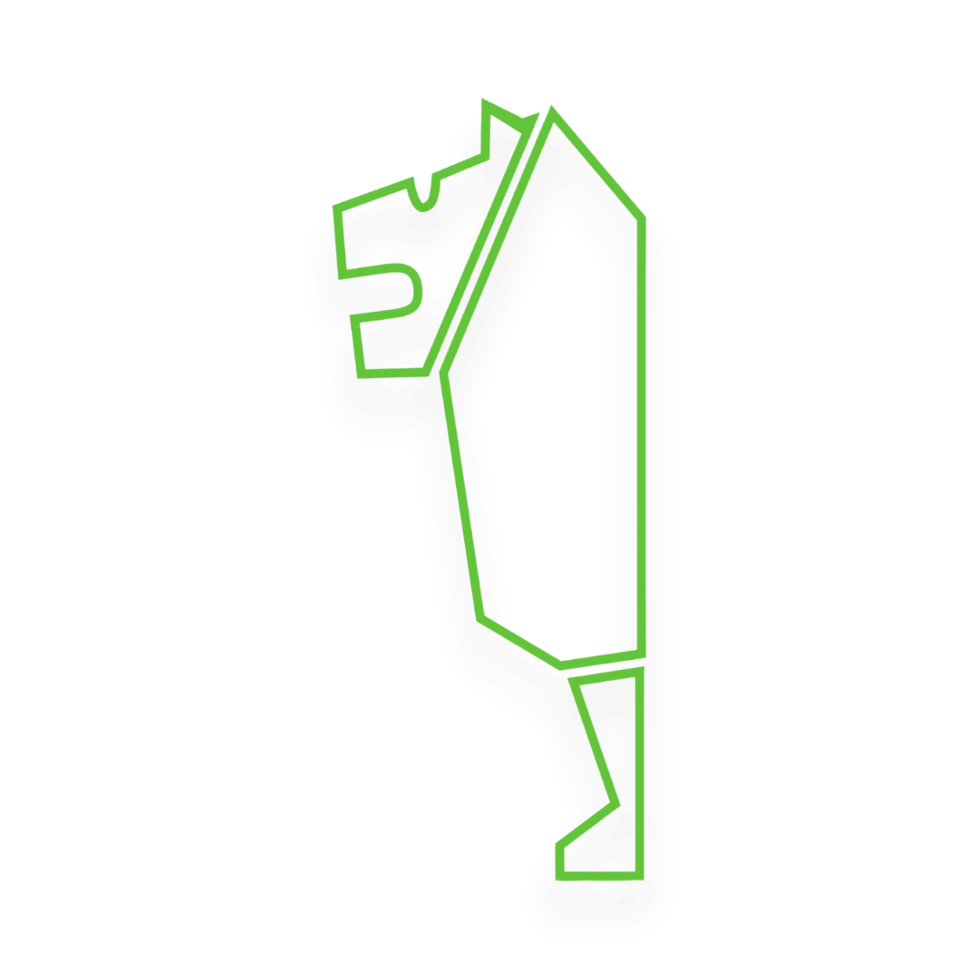 Sticker man old - 063 Lime grøn - KJoF - 100mm x 248mm - Nej tak