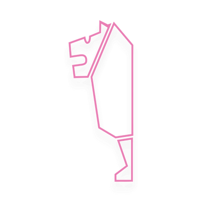 Sticker man old - 045 Lyserød - KJoF - 100mm x 248mm - Nej tak
