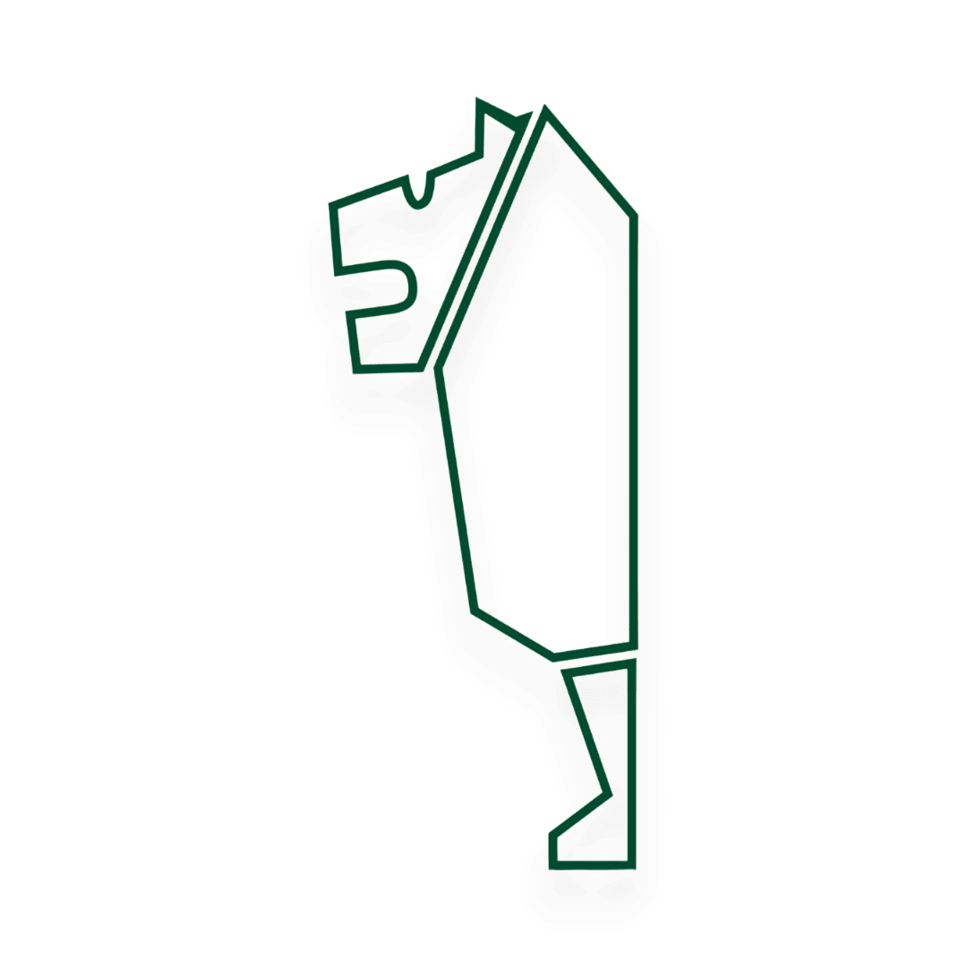 Sticker man old - 061 Grøn - KJoF - 100mm x 248mm - Nej tak