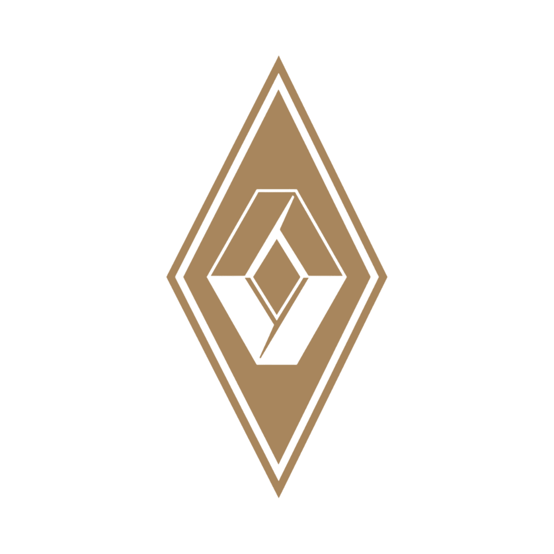 Sticker renault diamond - 061 Grøn - KJoF - 100mm x 199mm - Nej tak