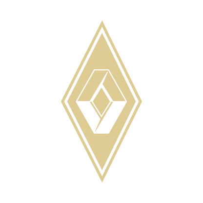 Sticker renault diamond - 061 Grøn - KJoF - 100mm x 199mm - Nej tak