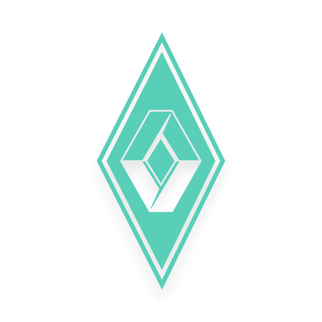 Sticker renault diamond - 061 Grøn - KJoF - 100mm x 199mm - Nej tak