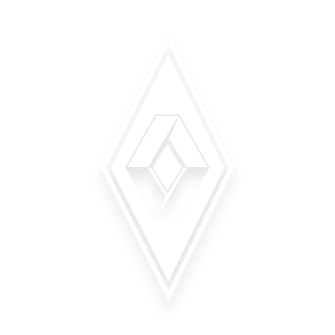 Sticker renault diamond - 010 Hvid - KJoF - 100mm x 199mm - Nej tak