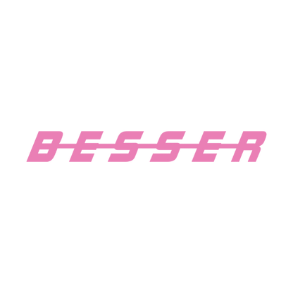 Sticker scania besser - 045 Lyserød - KJoF - 100mm x 12mm - Nej tak