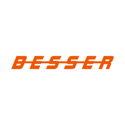 Sticker scania besser - 034 Orange - KJoF - 100mm x 12mm - Nej tak