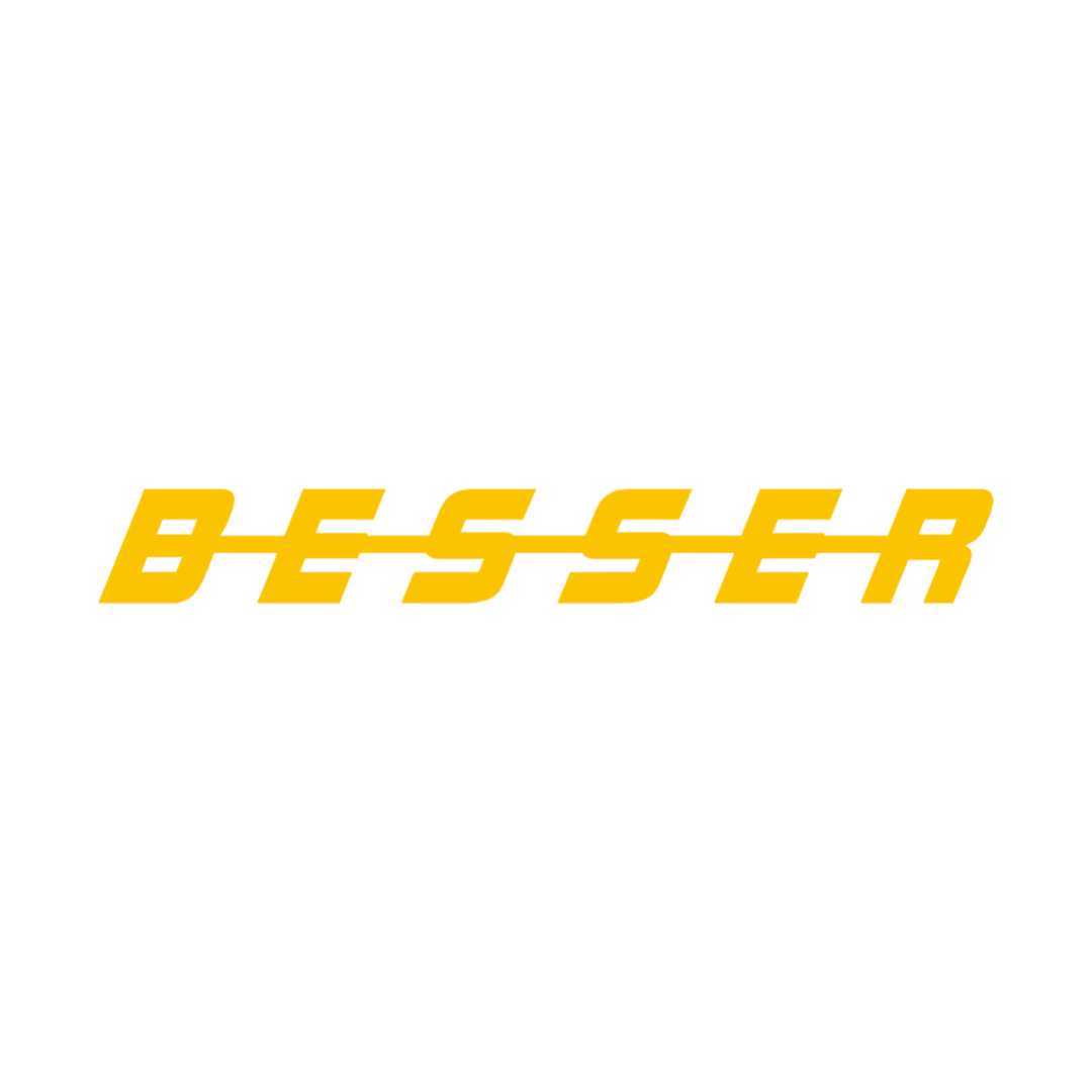 Sticker scania besser - 021 Gul - KJoF - 100mm x 12mm - Nej tak