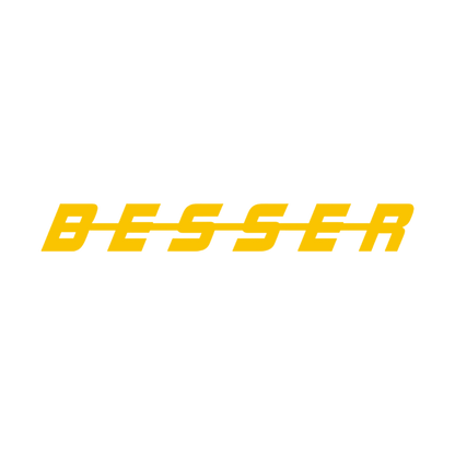 Sticker scania besser - 021 Gul - KJoF - 100mm x 12mm - Nej tak