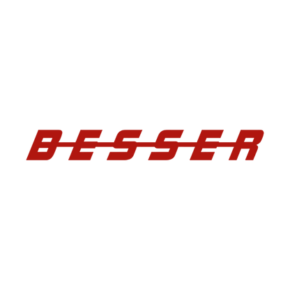 Sticker scania besser - 031 Rød - KJoF - 100mm x 12mm - Nej tak