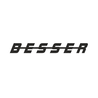 Sticker scania besser - 010 Hvid - KJoF - 100mm x 12mm - Nej tak