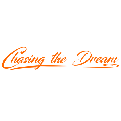 Sticker scania chasing the dream - 035 Lys orange - KJoF - 100mm x 19mm - Nej tak